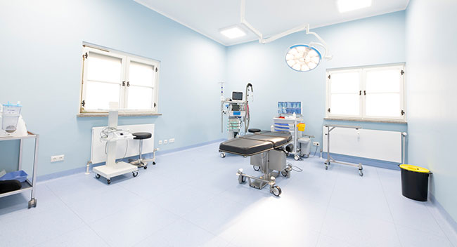 MED Zentrum 1 Schloss Puchenau, Eingriffsraum EG, Ambulantes Operationszentrum Linz, Puchenau. Ambulantes Ärztezentrum