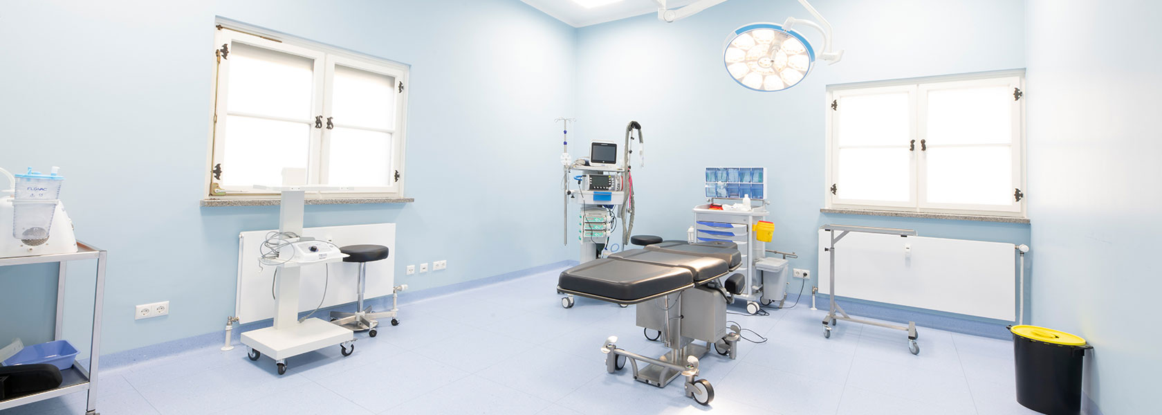 MED Zentrum 1 Schloss Puchenau, Eingriffsraum EG, Ambulantes Operationszentrum Linz, Puchenau. Ambulantes Ärztezentrum